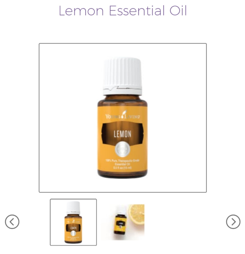 Young Living Lemon essential oil